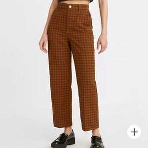 Levi’s math club slacks in checkered pattern
